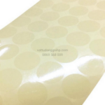 tem decal trong suốt tròn giá rẻ 2cm