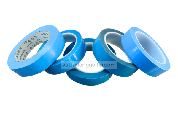 Băng dính PET với các gam màu xanh dương khác nhau
