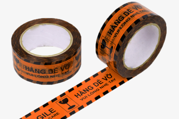 Băng dính hàng dễ vỡ màu cam Hải Phòng