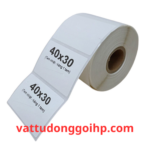 Giấy decal nhiệt in mã vạch