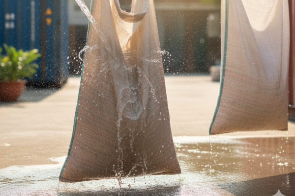 Vệ sinh bao dứa trước khi tái sử dụng