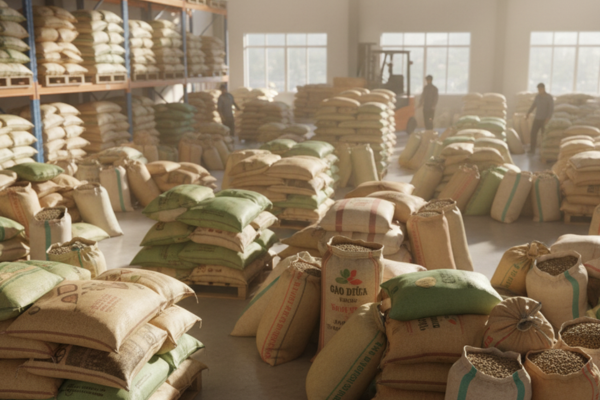 Tái Sử Dụng Bao Dứa đựng nông sản