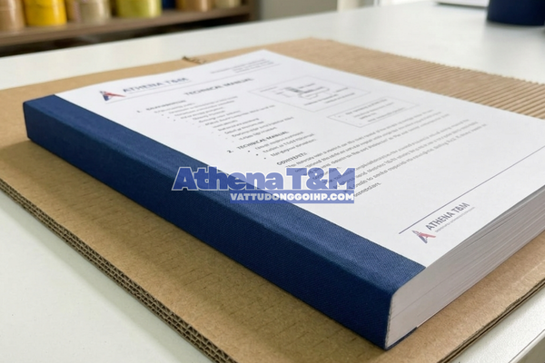 Băng dính vải thường dùng để dán gáy tài liệu